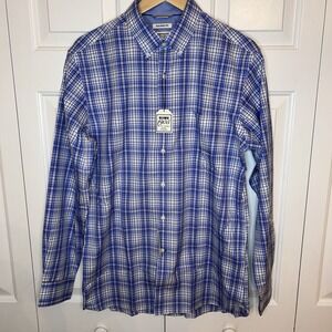 Joseph A Bank Men's Shirt Medium Stretch Tailored Fit Long Sleeve NWT